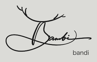 bandiのサインデザイン