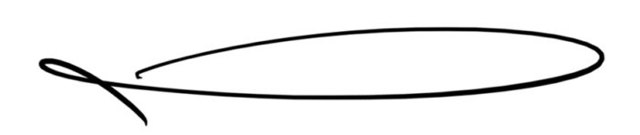 サイン作成によく使われている曲線のフレーム