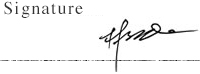 Signature