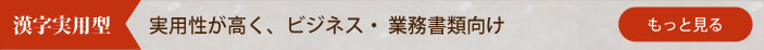 漢字実用型